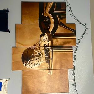 COPY - Basketball Panel Art, 31 x 47 inches, new with no issues